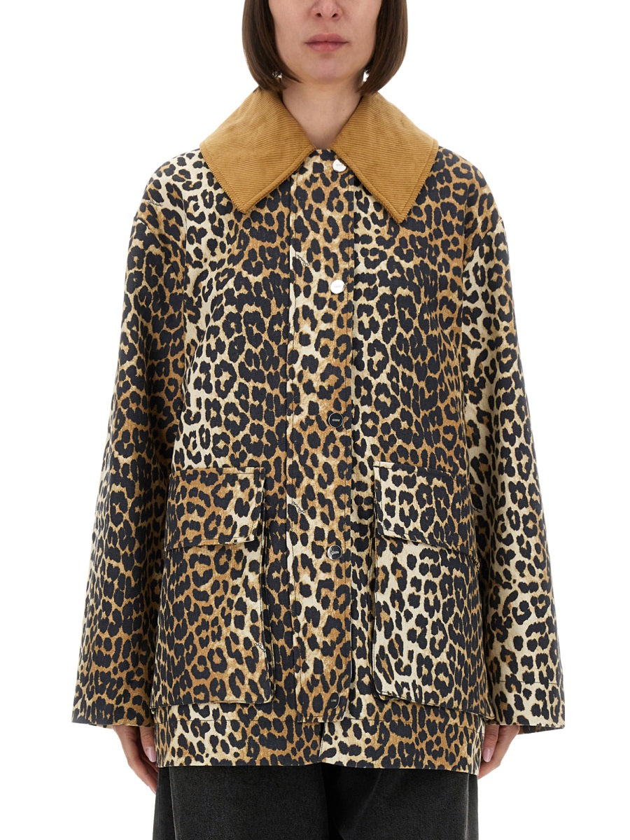 Ganni Jackets - Animal Print | Wanan Luxury