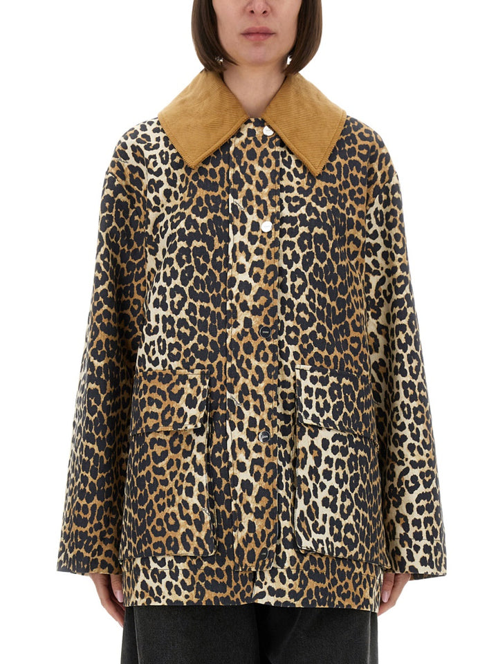 Ganni Jackets - Animal Print | Wanan Luxury
