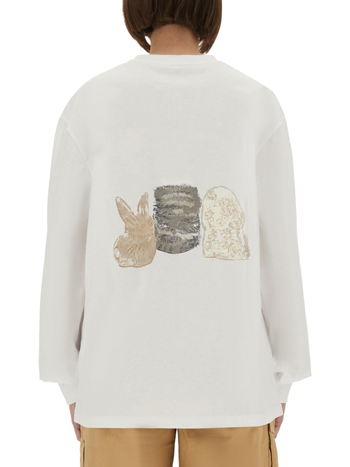Ganni Sweatshirts - White | Wanan Luxury