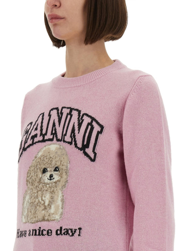 Ganni Sweaters - Pink | Wanan Luxury