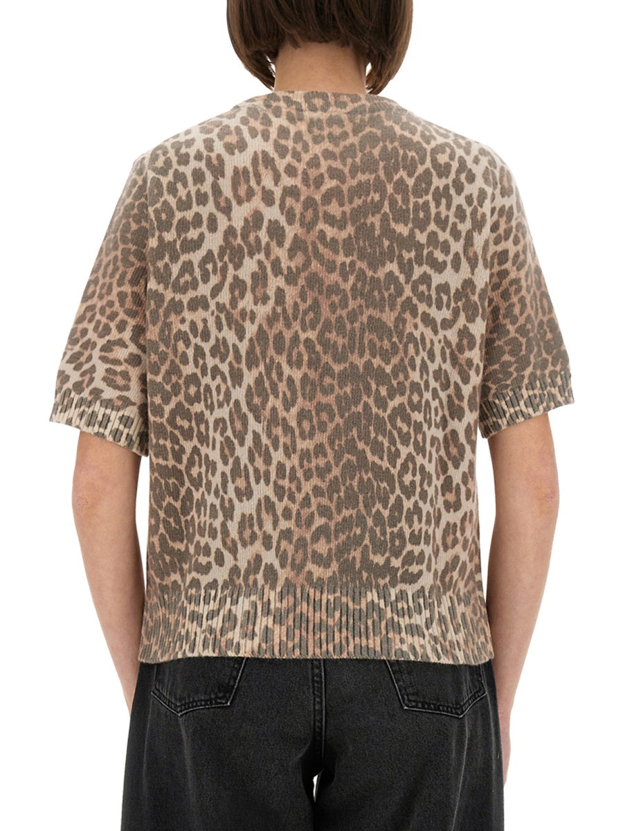 Ganni T shirts - Animal Print | Wanan Luxury