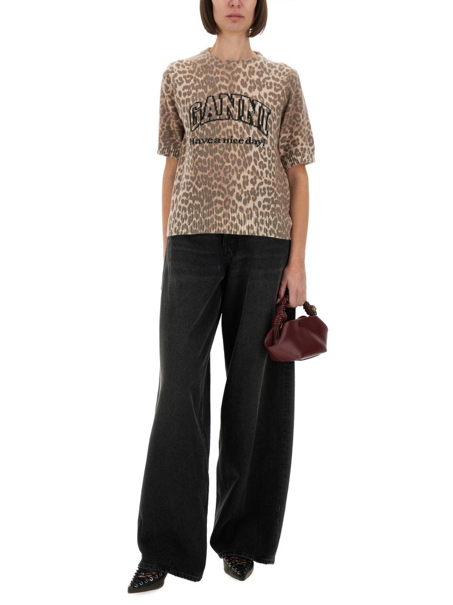 Ganni T shirts - Animal Print | Wanan Luxury