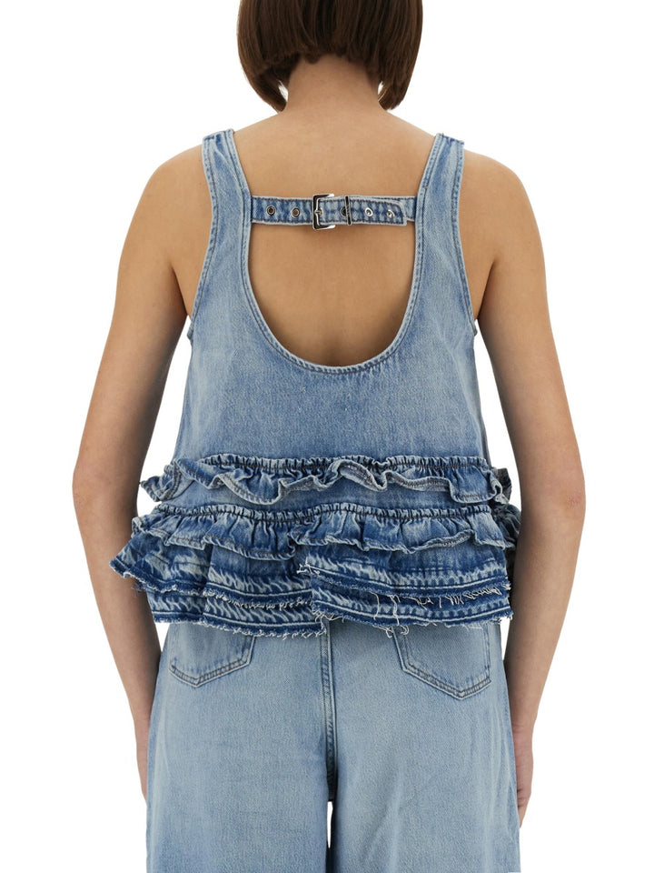 Ganni Tops - Blue | Wanan Luxury