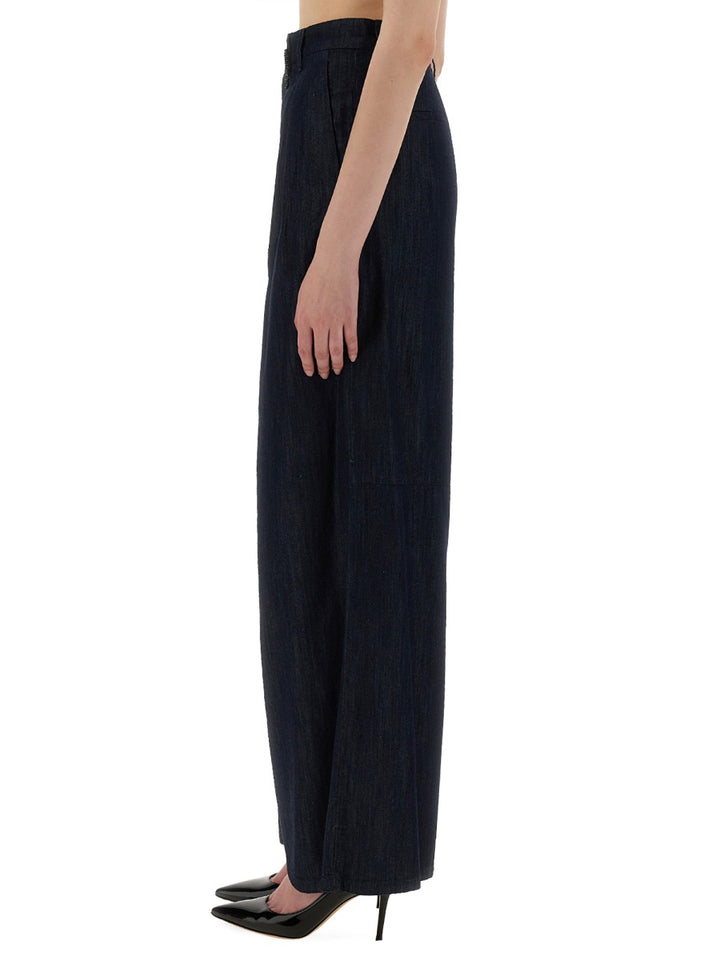 S Max Mara Pants - Blue | Wanan Luxury