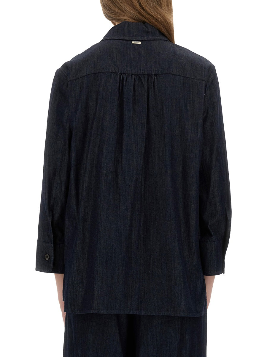 S Max Mara Shirts - Blue | Wanan Luxury