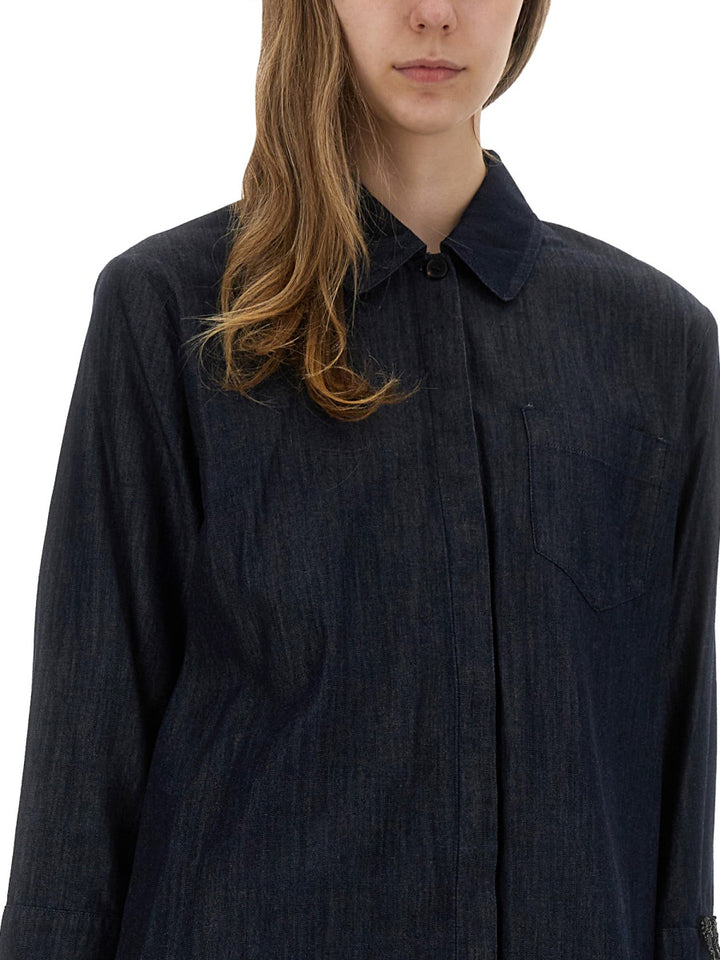 S Max Mara Shirts - Blue | Wanan Luxury