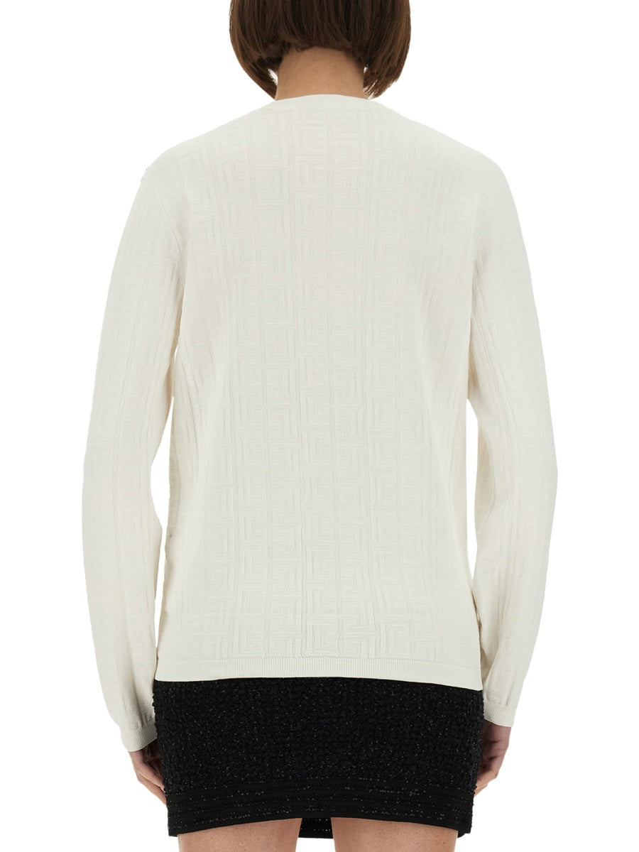 Balmain Sweaters - White | Wanan Luxury