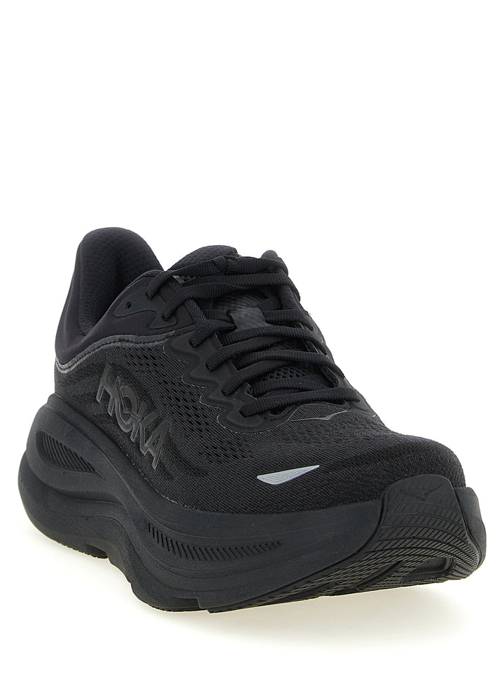 Hoka One One Bondi 9 Sneakers - Black | 92018b341ff95d9b687d743da8f7ab732335eaf6