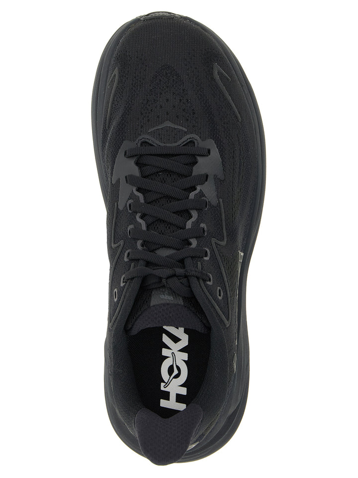 Hoka One One Clifton 10 Sneakers - Black | abdbb90c762e3910b4b680da410312175baac4ba