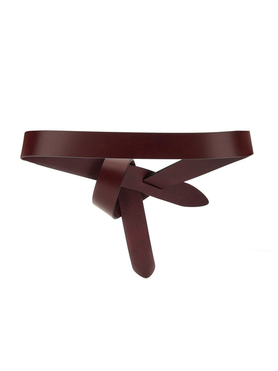 Isabel Marant Belts - Burgundy | Wanan Luxury