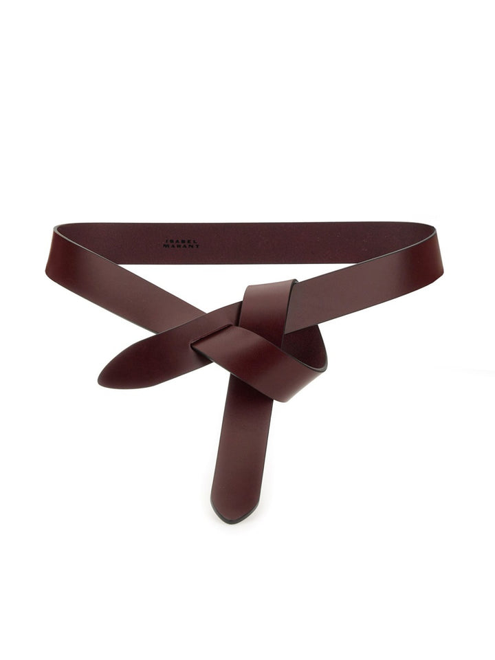 Isabel Marant Belts - Burgundy | Wanan Luxury