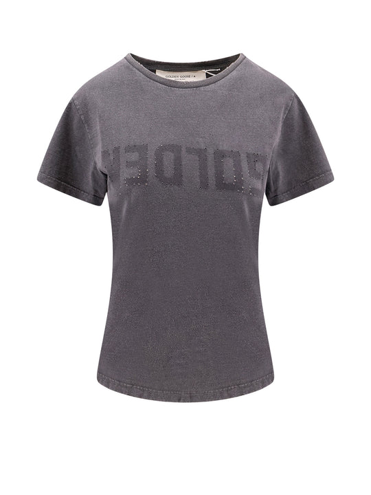Doris Cotton T-Shirt With Logo Detail