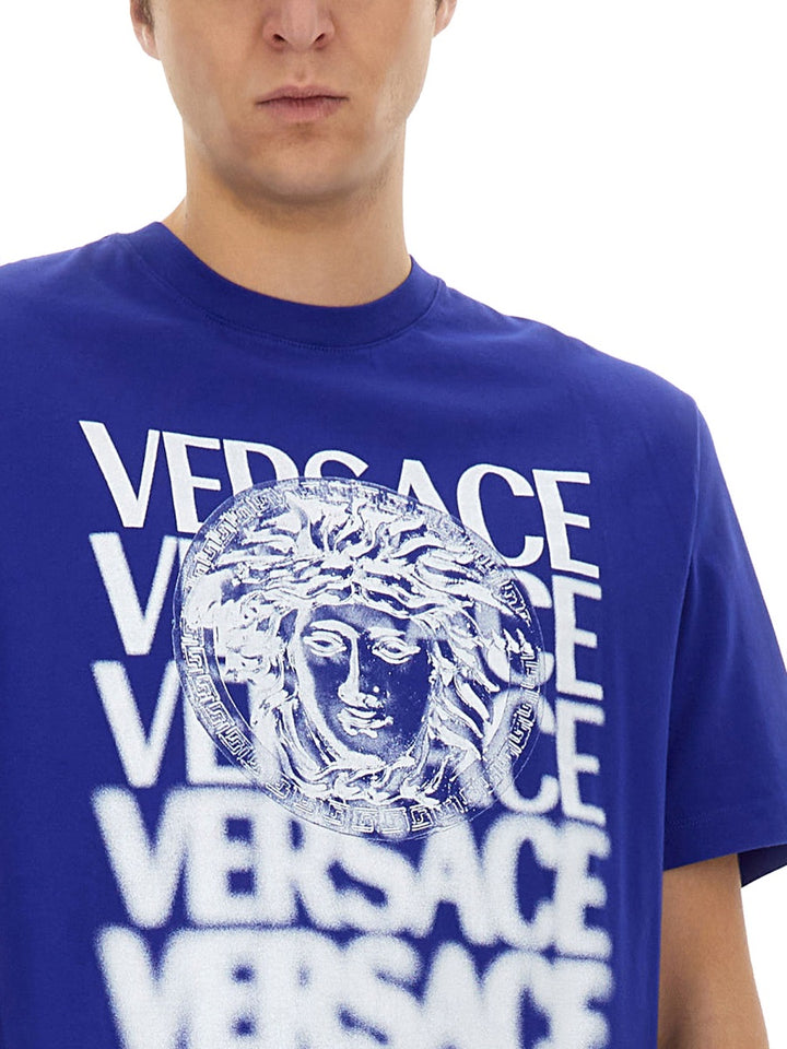 Versace T shirts - Blue | Wanan Luxury