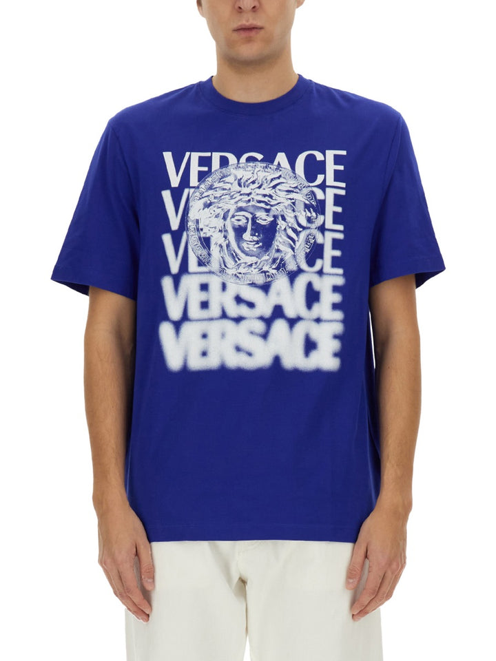 Versace T shirts - Blue | Wanan Luxury