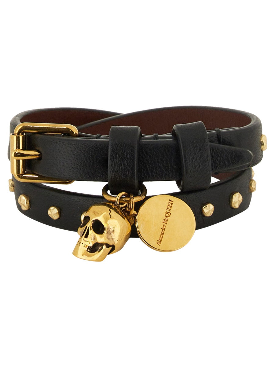 Alexander McQueen Bracelets - Black | Wanan Luxury