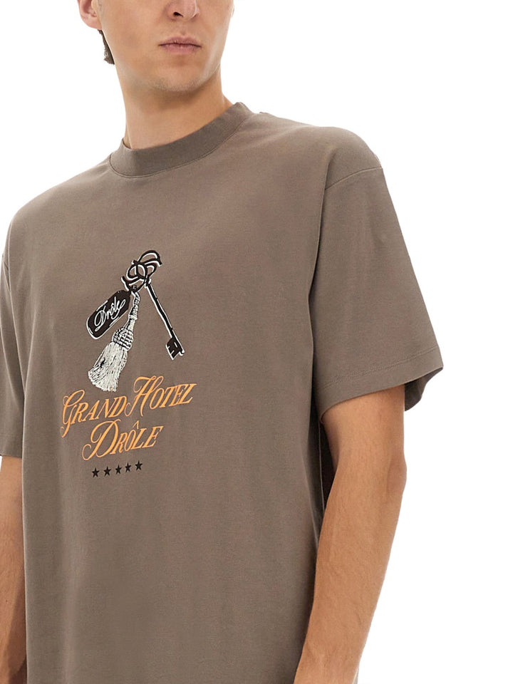 Drôle De Monsieur T shirts - Grey | Wanan Luxury