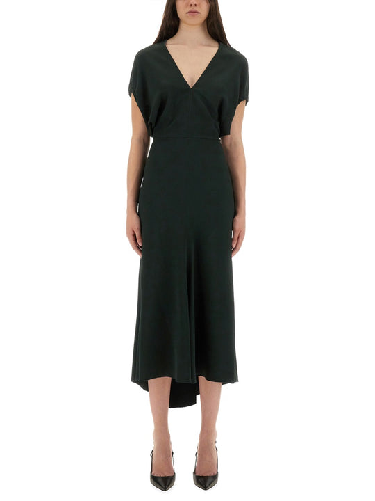 Blouson Midi Dress