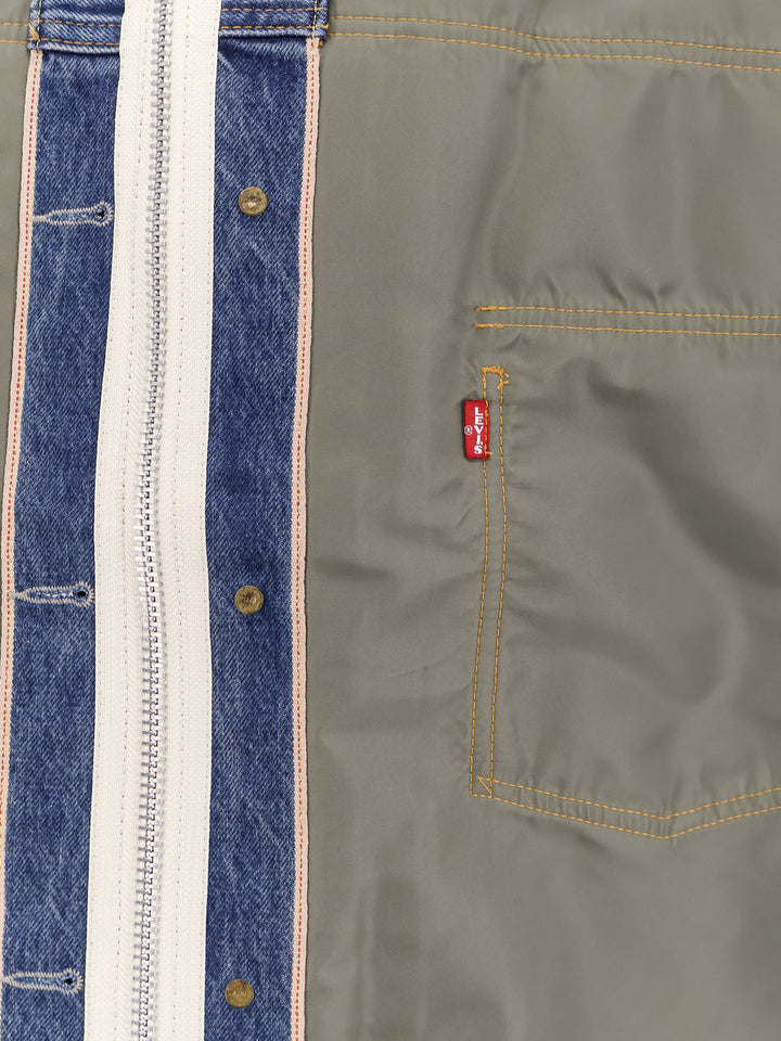 Sacai Jackets - Blue and green | cf1419c48645eb2e20d828925339fd2d90c51717