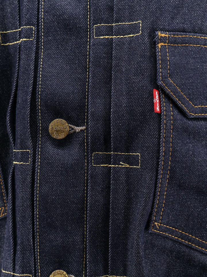 Sacai Jackets - Blue and green | 7224012ba97586a066a23a2d066afef06309c0db