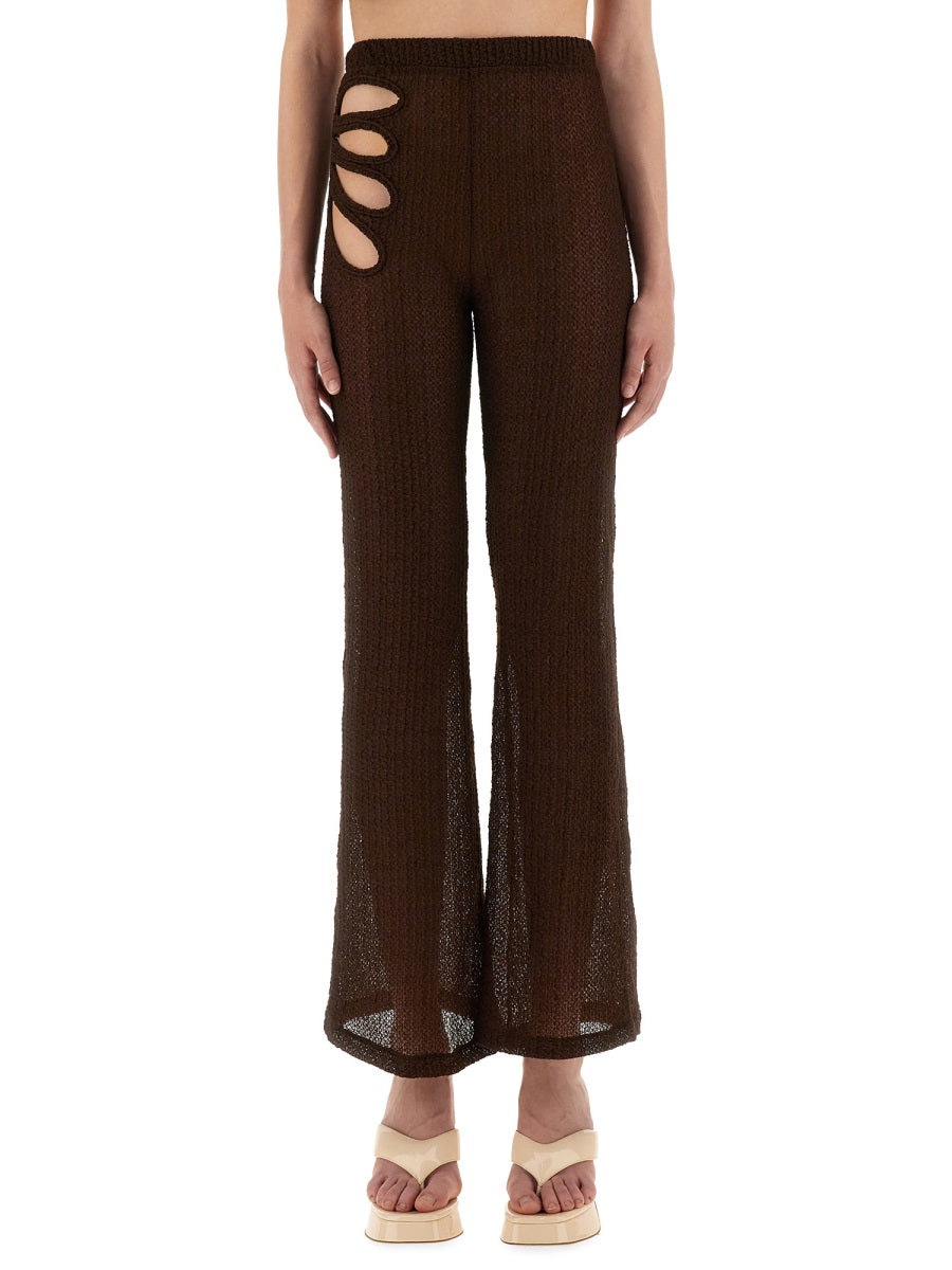 Selia Richwood Pants - Brown | Wanan Luxury