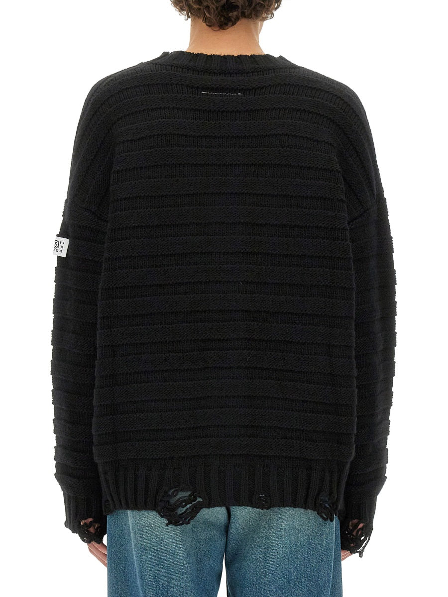 MM6 Maison Margiela Sweaters - Black | Wanan Luxury
