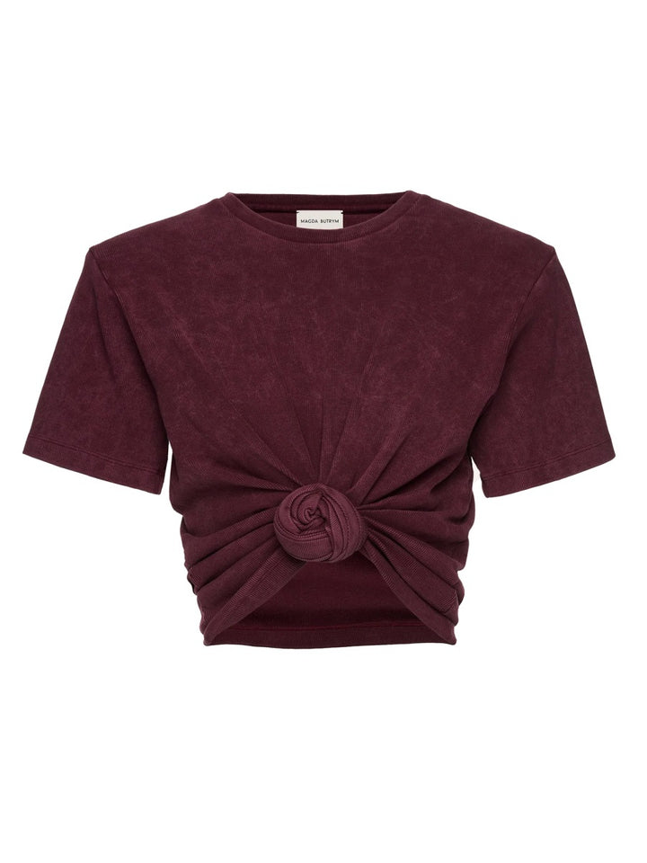 Magda Butrym T shirts - Burgundy | Wanan Luxury