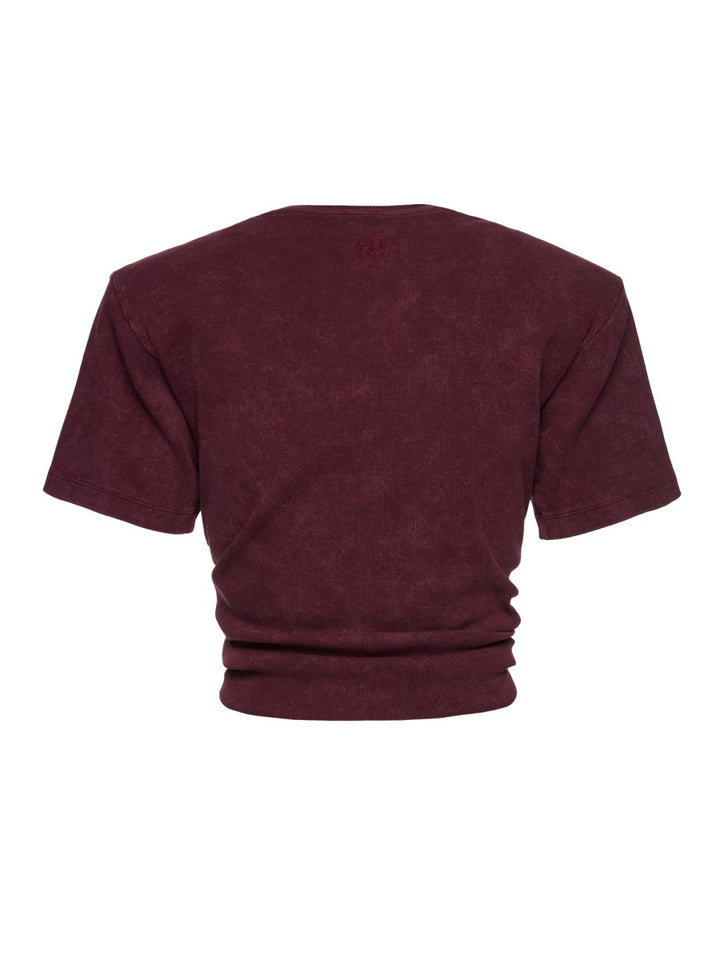 Magda Butrym T shirts - Burgundy | Wanan Luxury