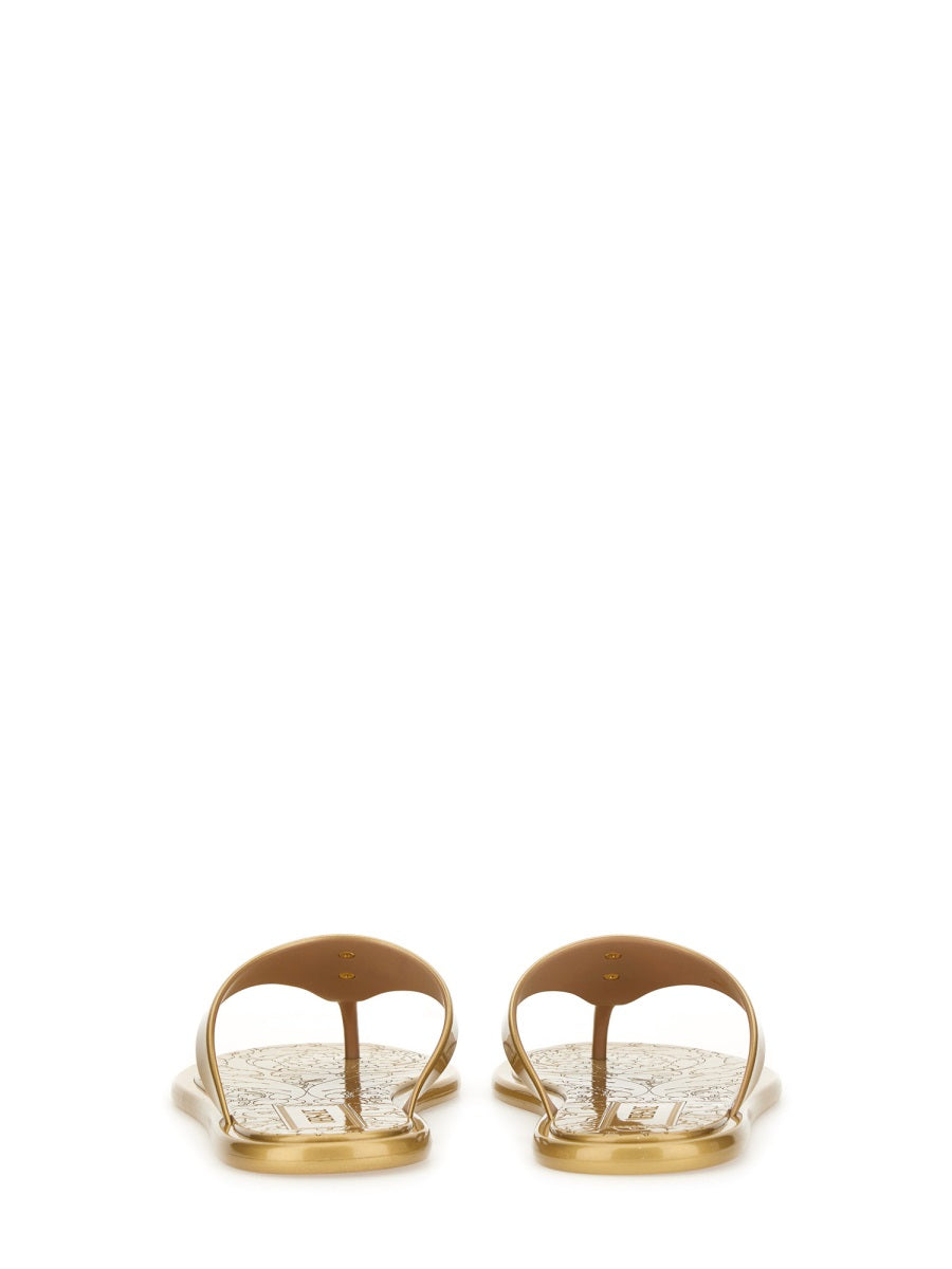 Versace Sandals - Gold | Wanan Luxury