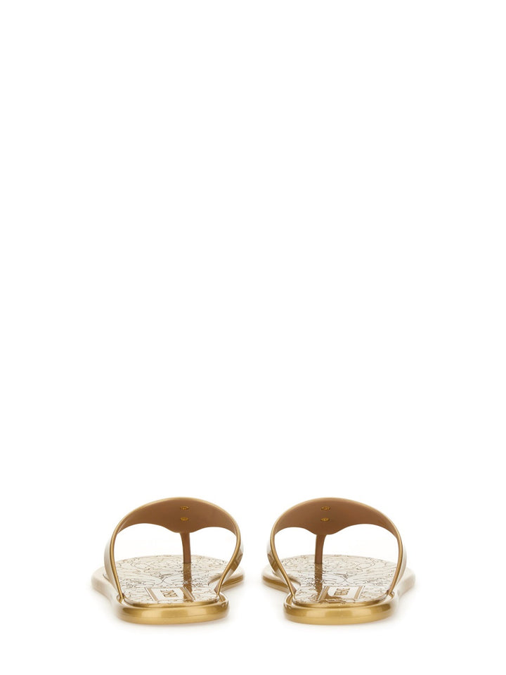 Versace Sandals - Gold | Wanan Luxury