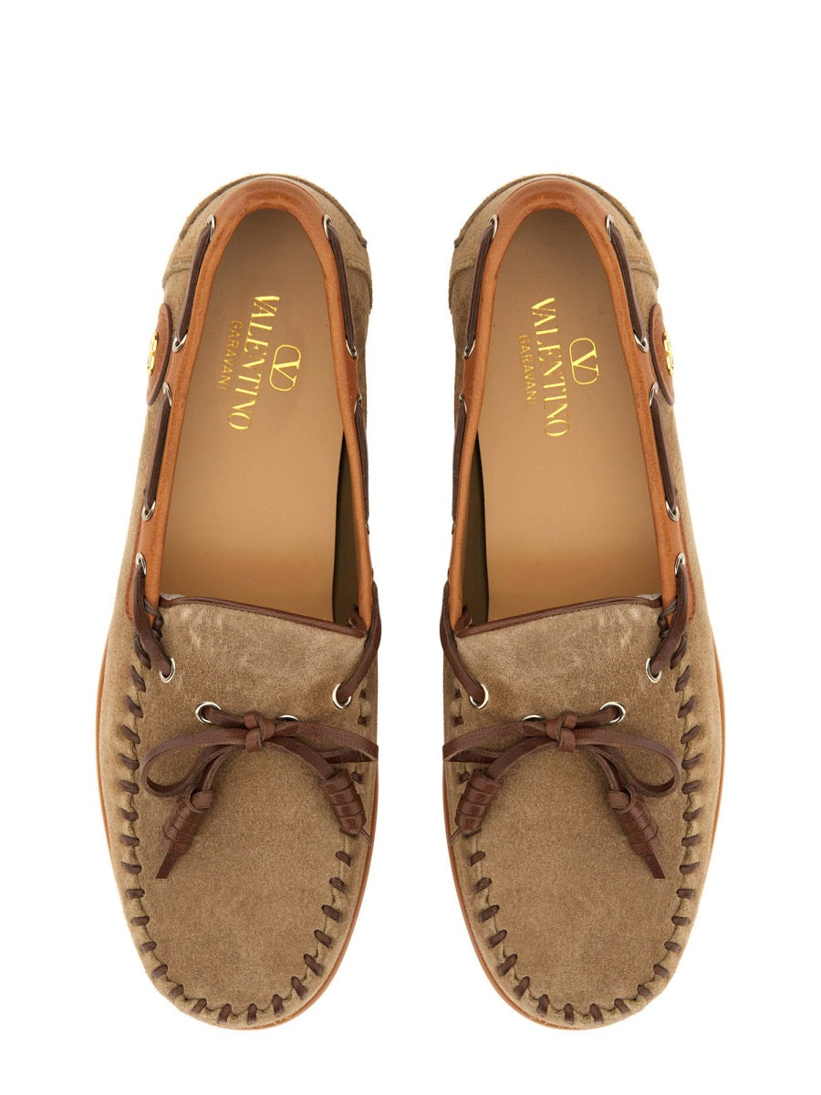 Valentino Garavani Loafers - Beige | Wanan Luxury