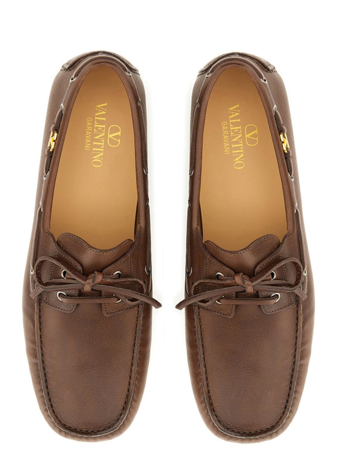Valentino Garavani Loafers - Brown | Wanan Luxury