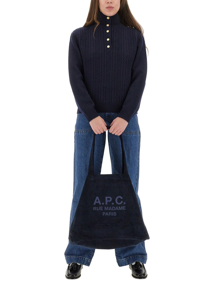 A.P.C. Sweaters - Blue | Wanan Luxury