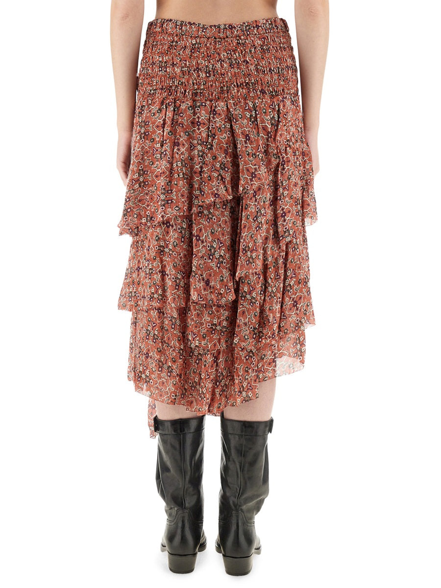 Isabel Marant Etoile Skirts - Red | Wanan Luxury