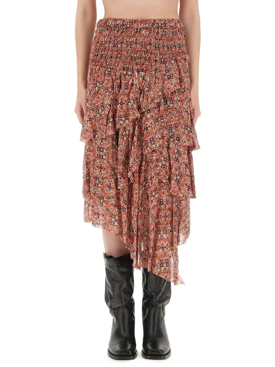 Isabel Marant Etoile Skirts - Red | Wanan Luxury