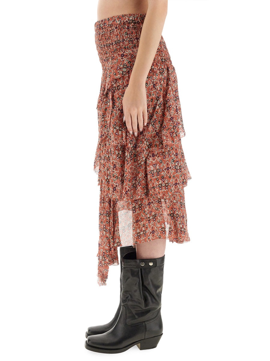 Isabel Marant Etoile Skirts - Red | Wanan Luxury
