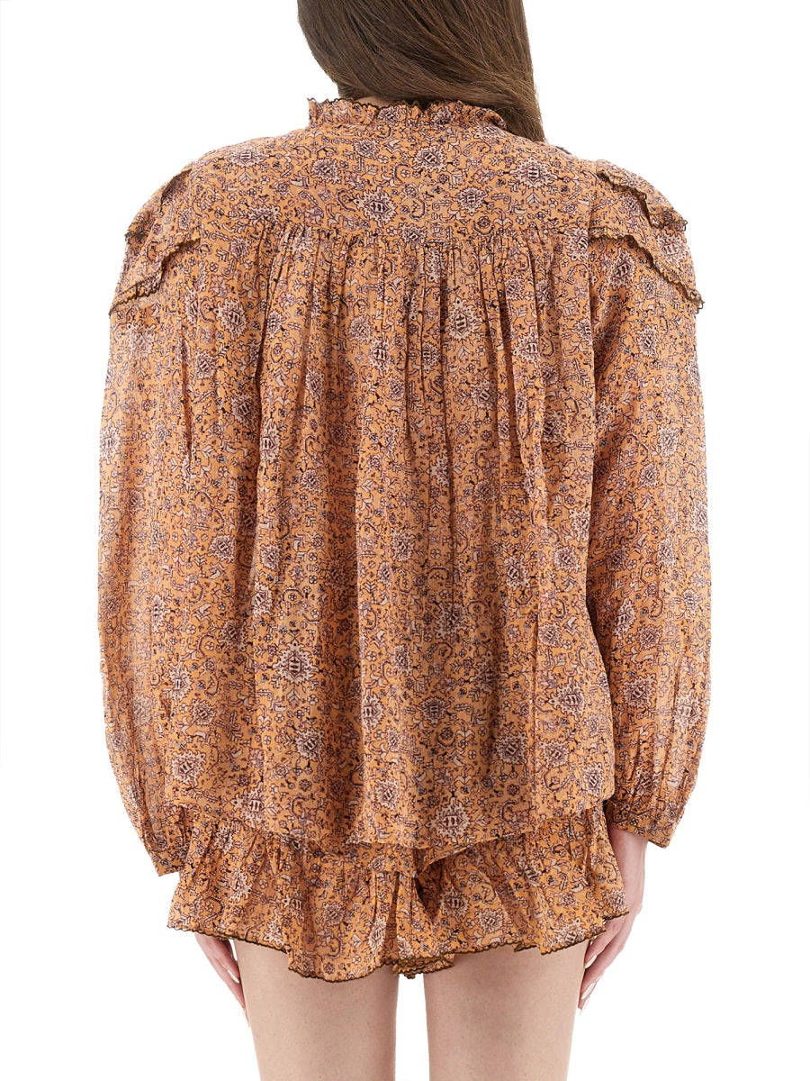 Isabel Marant Etoile Shirts - Orange | Wanan Luxury