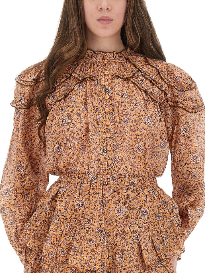 Isabel Marant Etoile Shirts - Orange | Wanan Luxury