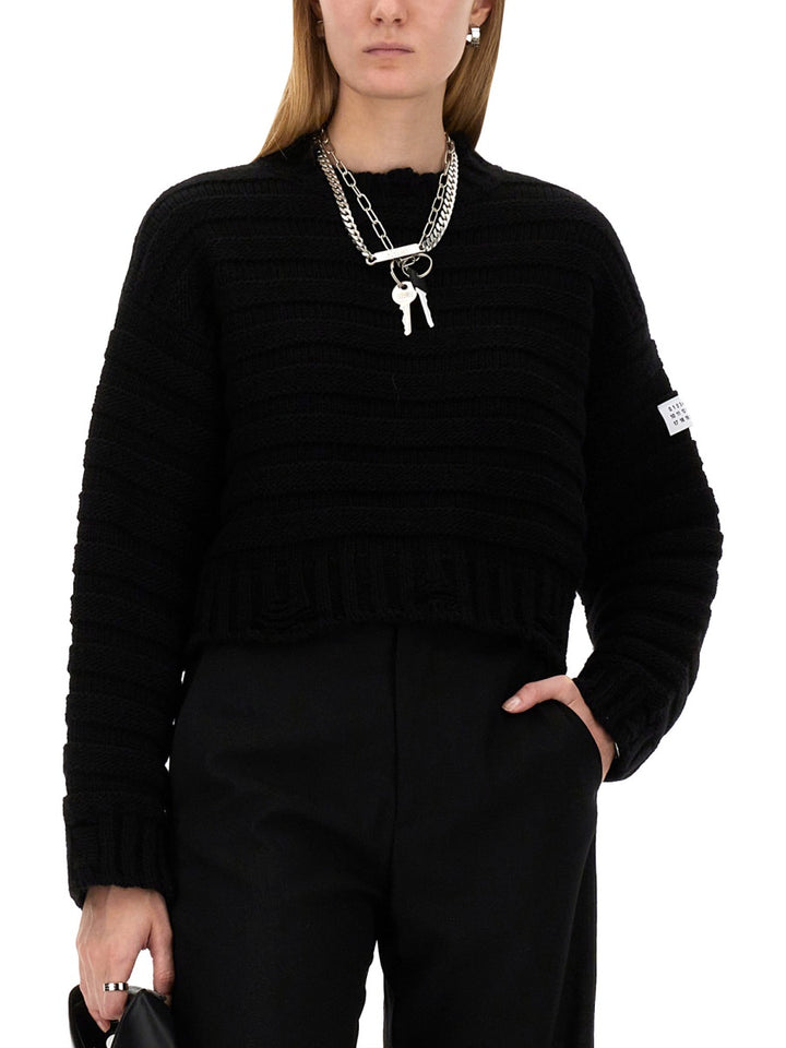 MM6 Maison Margiela Sweaters - Black | Wanan Luxury