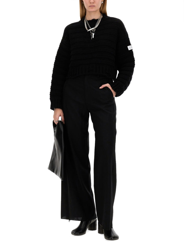 MM6 Maison Margiela Sweaters - Black | Wanan Luxury