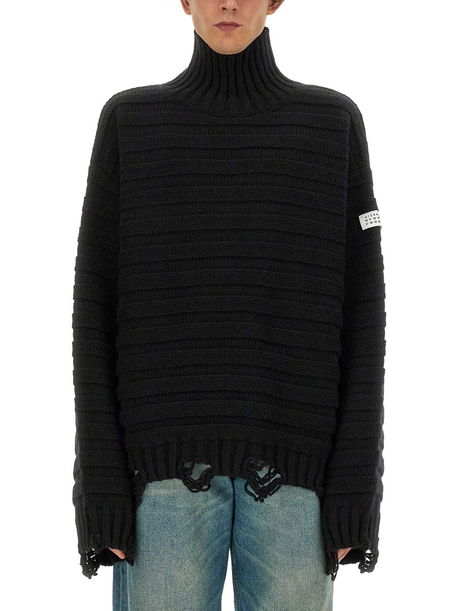 MM6 Maison Margiela Sweaters - Black | Wanan Luxury