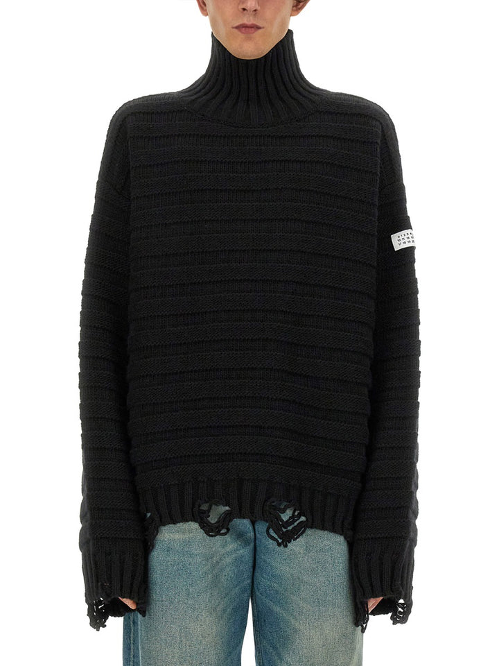 MM6 Maison Margiela Sweaters - Black | Wanan Luxury