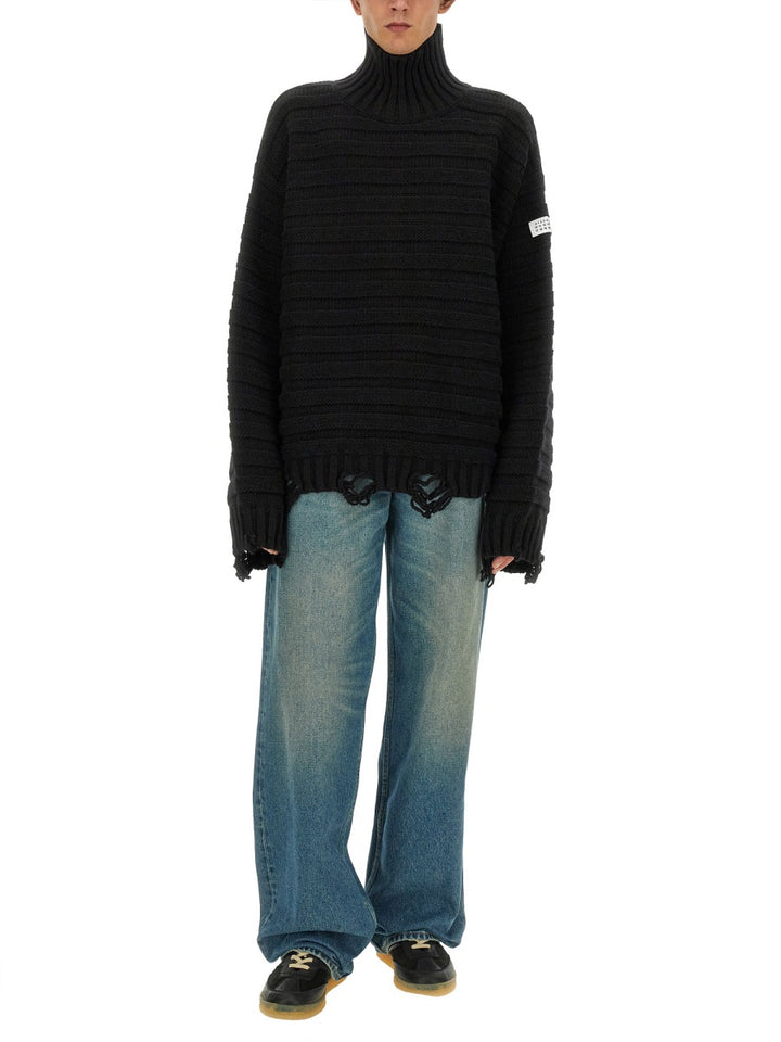 MM6 Maison Margiela Sweaters - Black | Wanan Luxury