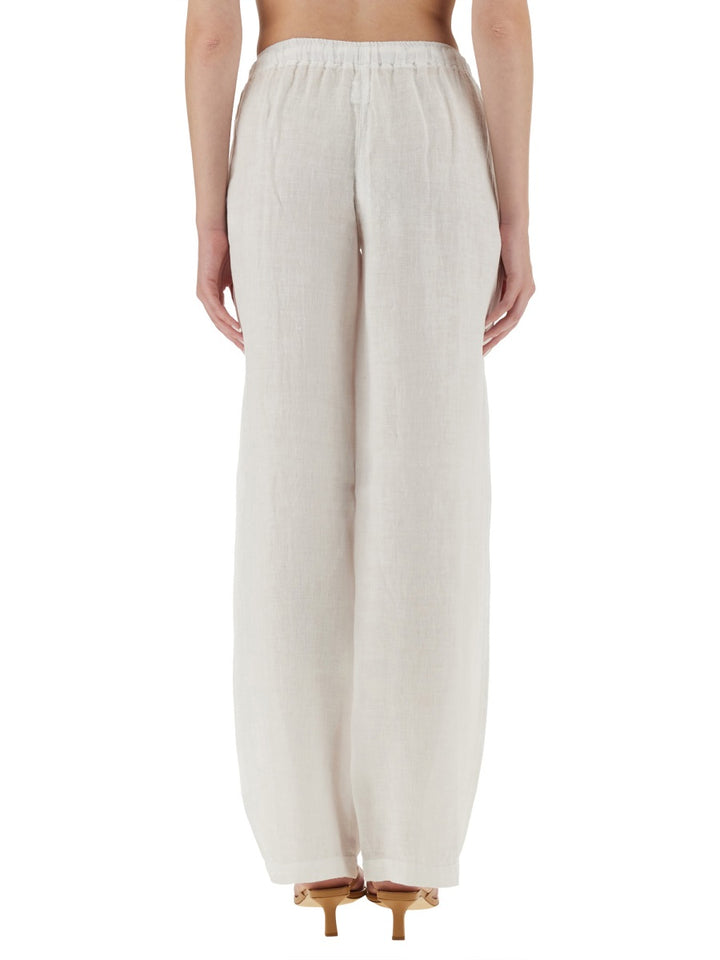 120% Lino Pants - White | Wanan Luxury