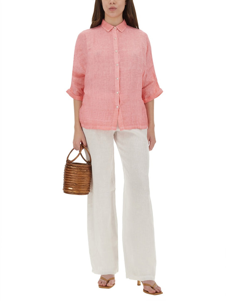 120% Lino Pants - White | Wanan Luxury