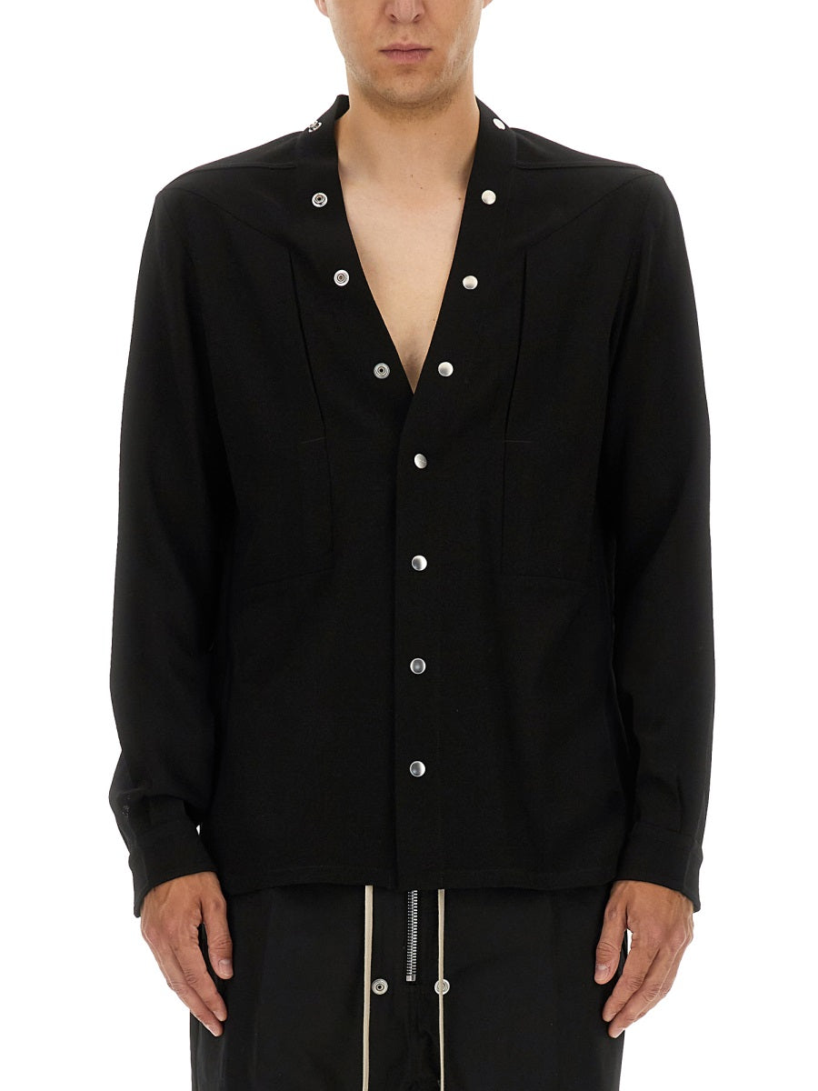 Rick Owens Shirts - Black | Wanan Luxury