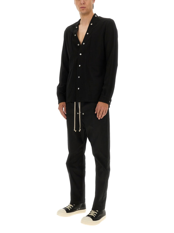 Rick Owens Shirts - Black | Wanan Luxury