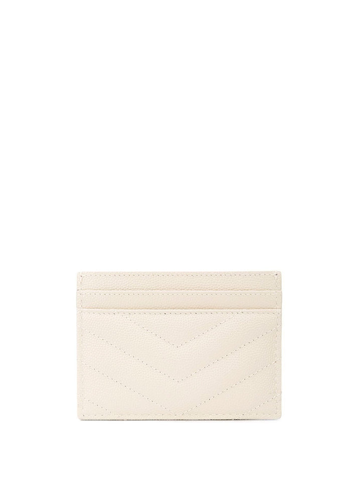Saint Laurent Paris Credit card cases - Nude & Neutrals | 87a00841132cfe3443af594f1aa028597f0ea4c3