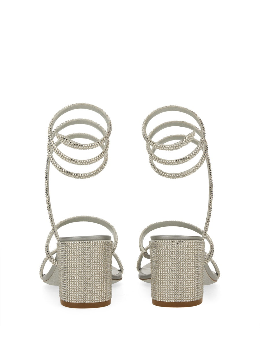 René Caovilla Sandals - Silver | Wanan Luxury