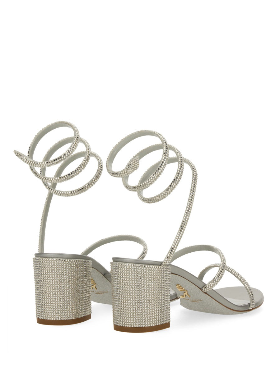 René Caovilla Sandals - Silver | Wanan Luxury
