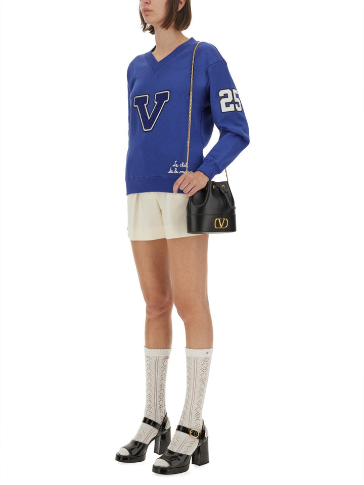 Valentino Garavani Sweatshirts - Blue | Wanan Luxury